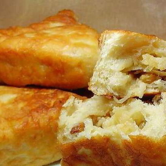 Рецепт пирожки с яблоками на сковороде