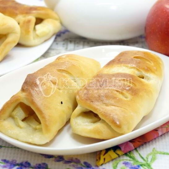 Рецепт пирожки с яблоками в духовке