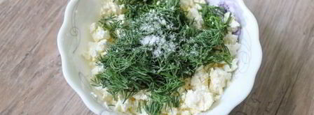 пирожки-сигары с творогом. Шаг 5