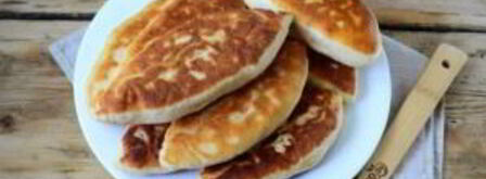 пирожки со сливой на сковороде. Шаг 9