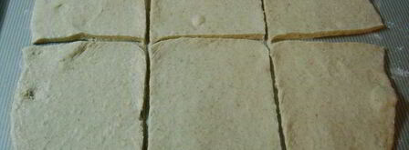 творожно-сырные пирожки со шпинатом. Шаг 6