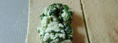 творожно-сырные пирожки со шпинатом. Шаг 7