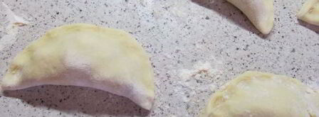 творожные пирожки с яблоком и корицей. Шаг 4