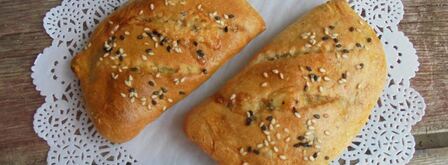 закусочные пирожки с сыром на тесте с морской капустой. Шаг 8