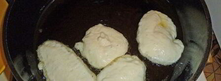 жареные пирожки с абрикосами. Шаг 7