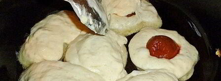 жареные пирожки с абрикосами. Шаг 8