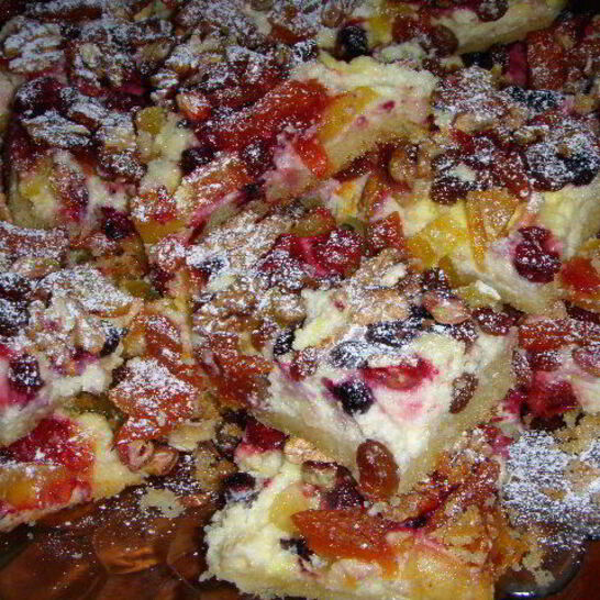 Рецепт ароматное творожное пирожное