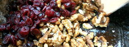 брауни с клюквой и грецкими орехами. Шаг 6