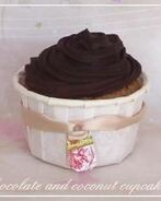 Кокосовые пирожные с шоколадным кремом