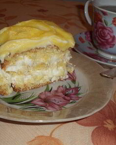 Лимонное пирожное