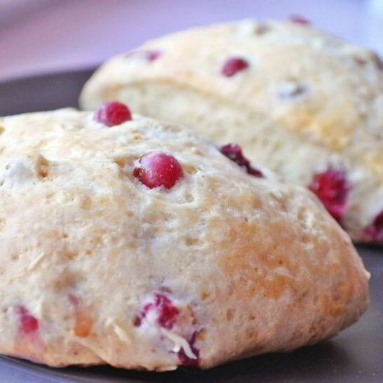 Рецепт лимонные пирожные с клюквой