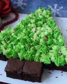 Новогодний брауни