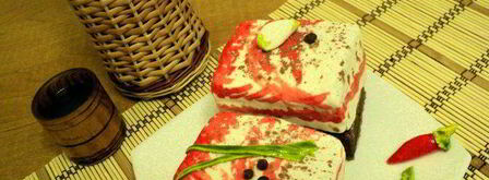 пирожное бутерброд с салом. Шаг 11