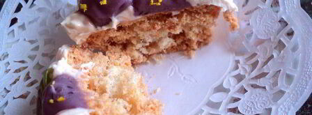 пирожное фиалки. Шаг 9