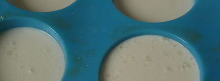 пирожное цветы под снегом. Шаг 3