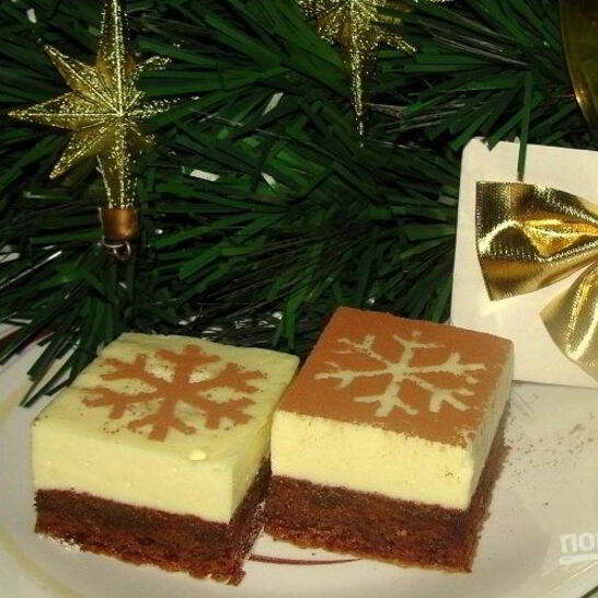 Рецепт пирожные новогодняя нежность