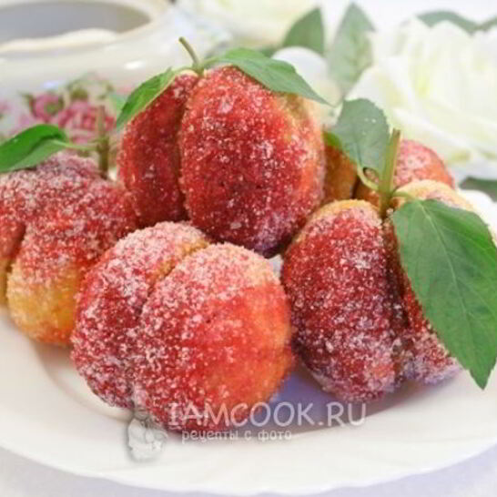 Рецепт пирожные персики