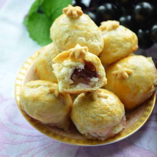 Рецепт пирожные с виноградом