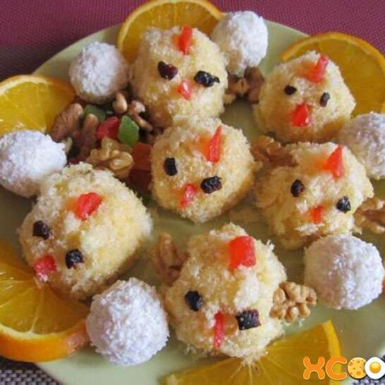 Рецепт пирожные цыплята