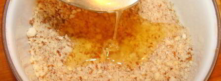 полезное миндальное пирожное с хурмой. Шаг 2