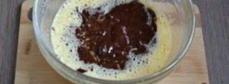 шоколадный брауни с вишней. Шаг 4