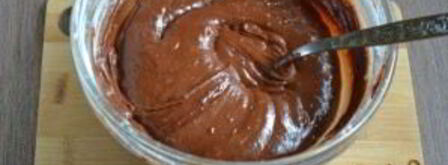 шоколадный брауни с вишней. Шаг 6