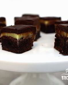 Шоколадные пирожные с мятным ликером