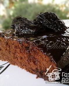 Шоколадные пирожные с пропиткой