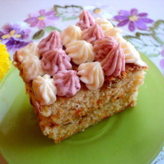 Рецепт тыквенно-ореховое пирожное