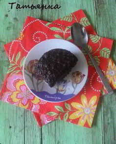 Винные брауни с грецким орехом