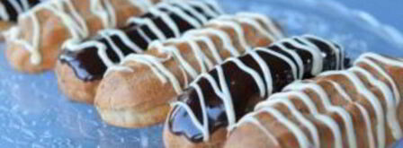 заварное пирожное с заварным кремом. Шаг 11