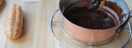 заварное пирожное с заварным кремом. Шаг 10