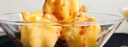 заварные пирожные с кремом и шоколадным соусом. Шаг 9