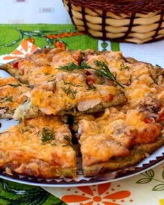 Аппетитная кабачковая пицца