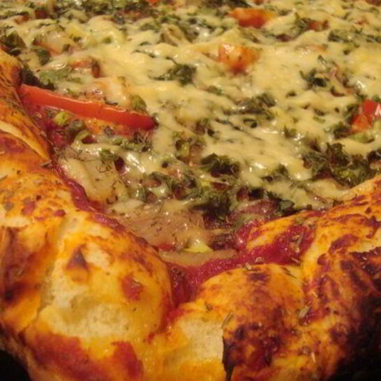 Рецепт большая и вкусная пицца