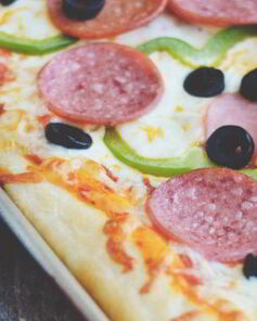 Быстрая и вкусная пицца