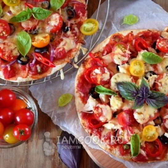 Рецепт быстрая пицца в духовке