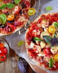 Быстрая пицца в духовке