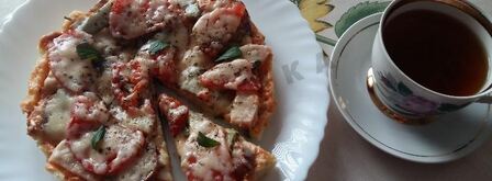 быстрая пицца за 15 минут в микроволновке. Шаг 17