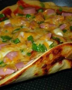 Домашняя пицца Минутка на сковороде