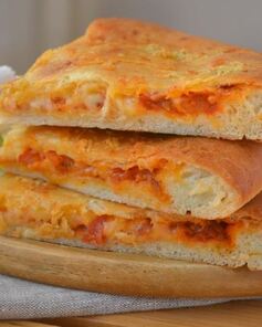 Домашняя закрытая пицца