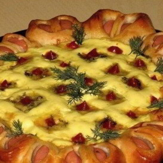 Рецепт дрожжевая пицца по-домашнему