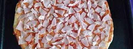 дрожжевая пицца с помидорами и курицей. Шаг 3