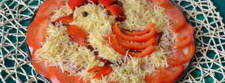 новогодняя пицца петушок. Шаг 15