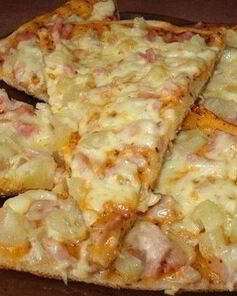 Пицца Гавайская по-домашнему