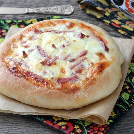 Рецепт пицца из хлебного теста