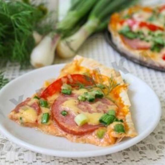 Рецепт пицца из лаваша в духовке