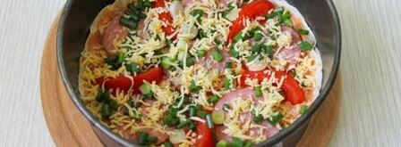 пицца из лаваша в духовке. Шаг 10