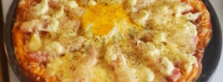 пицца карбонара. Шаг 8