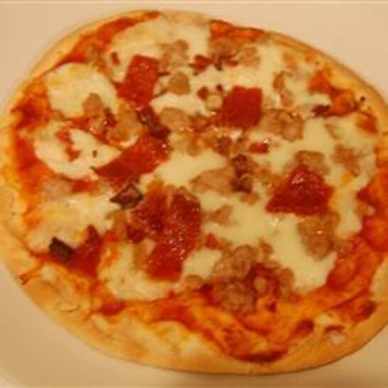 Рецепт пицца на лепешке пита